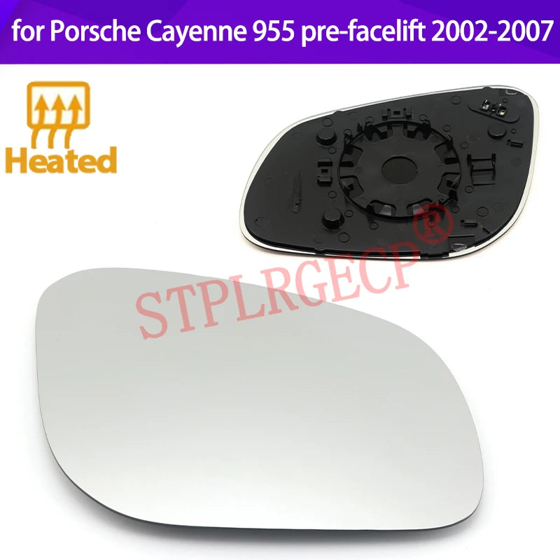 Vetro dello Specchietto Laterale Riscaldato per Porsche Cayenne 955 2002-2007