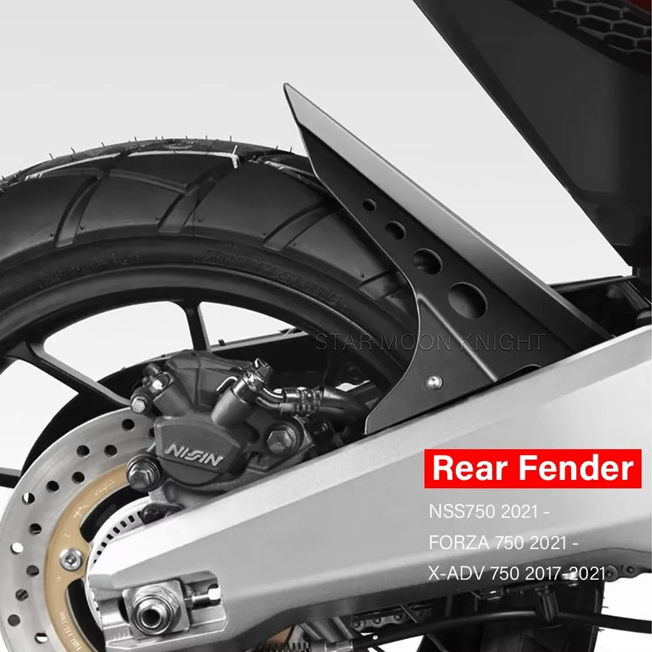 Honda Forza 750 X-ADV 750 Aluminum Rear Mudguard with Splash Protector, Durable Premium