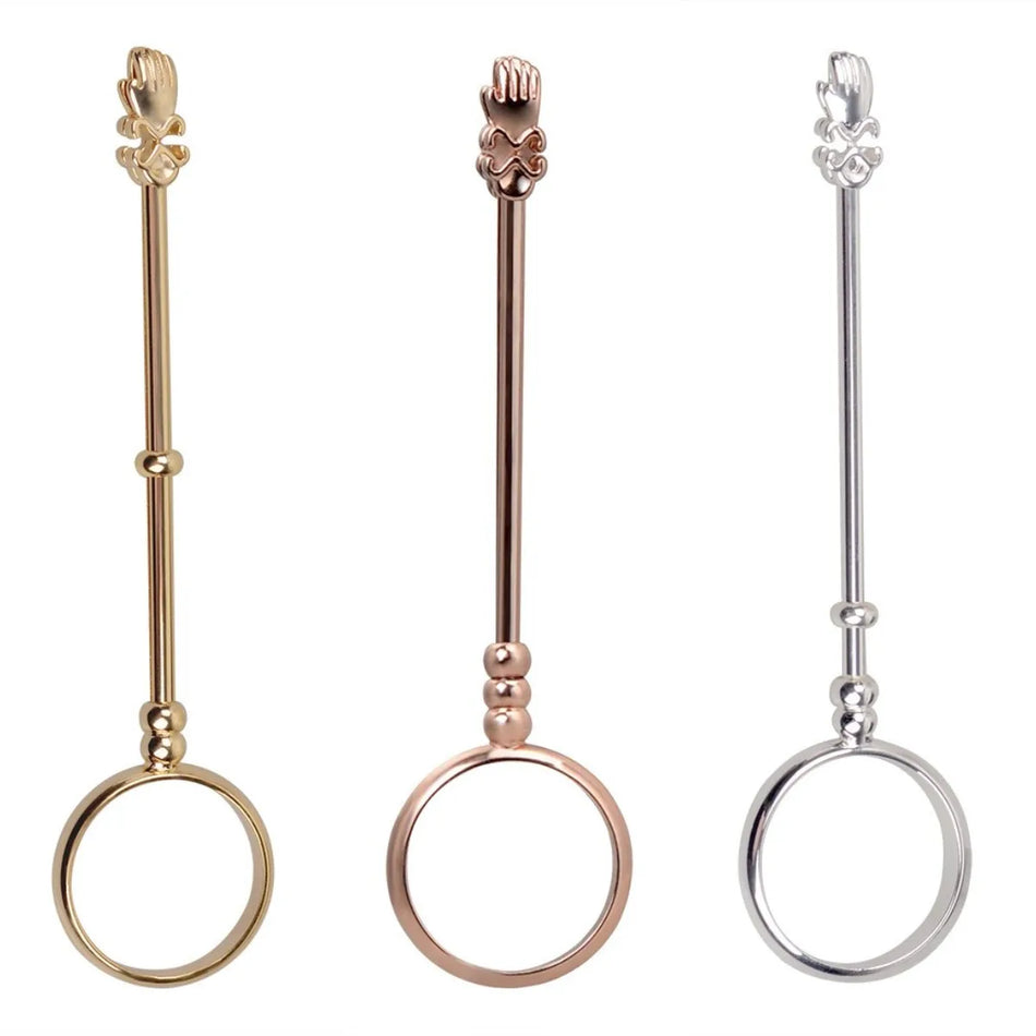 Anello portamano porta sigaro accessori in metallo regolabile