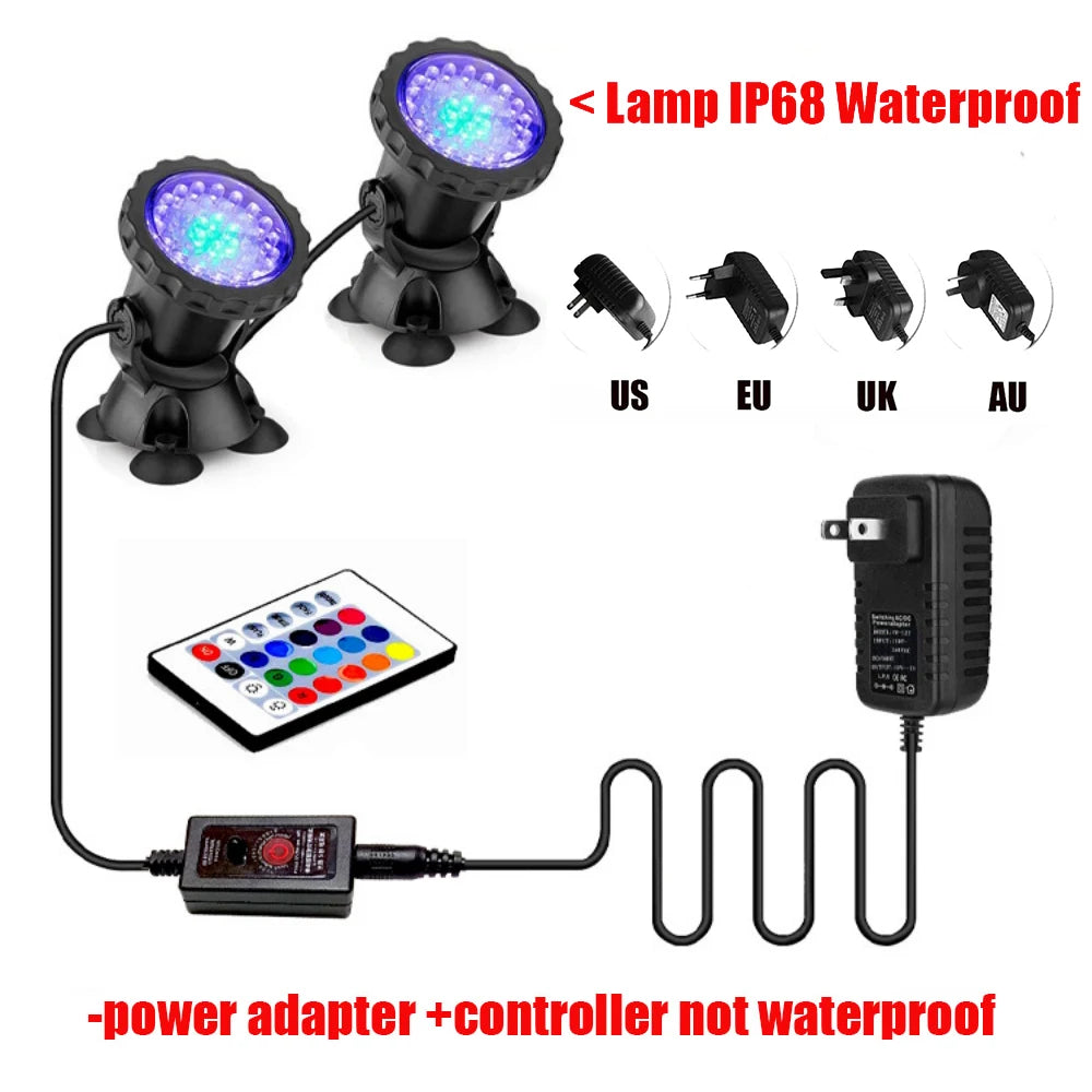RGB Waterproof LED Underwater Light Lamp &ndash; RGB Lighting