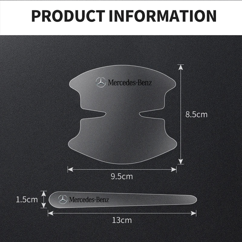 8Pcs Car Door Handle Bowl Protector &ndash; High Quality PVC Material