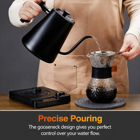 Gooseneck Electric Kettle - Precise 1 Degree Temp Control