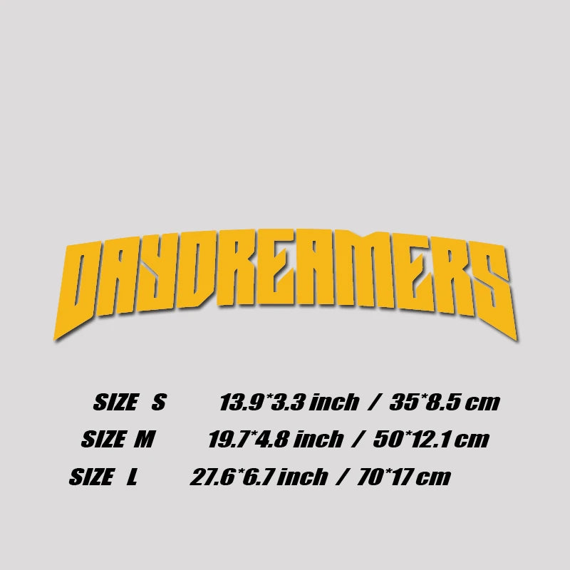 Personalized JDM Style "Day Dreamers" Waterproof PVC Car Decal - High Quality, Unique Design for Full Body Application