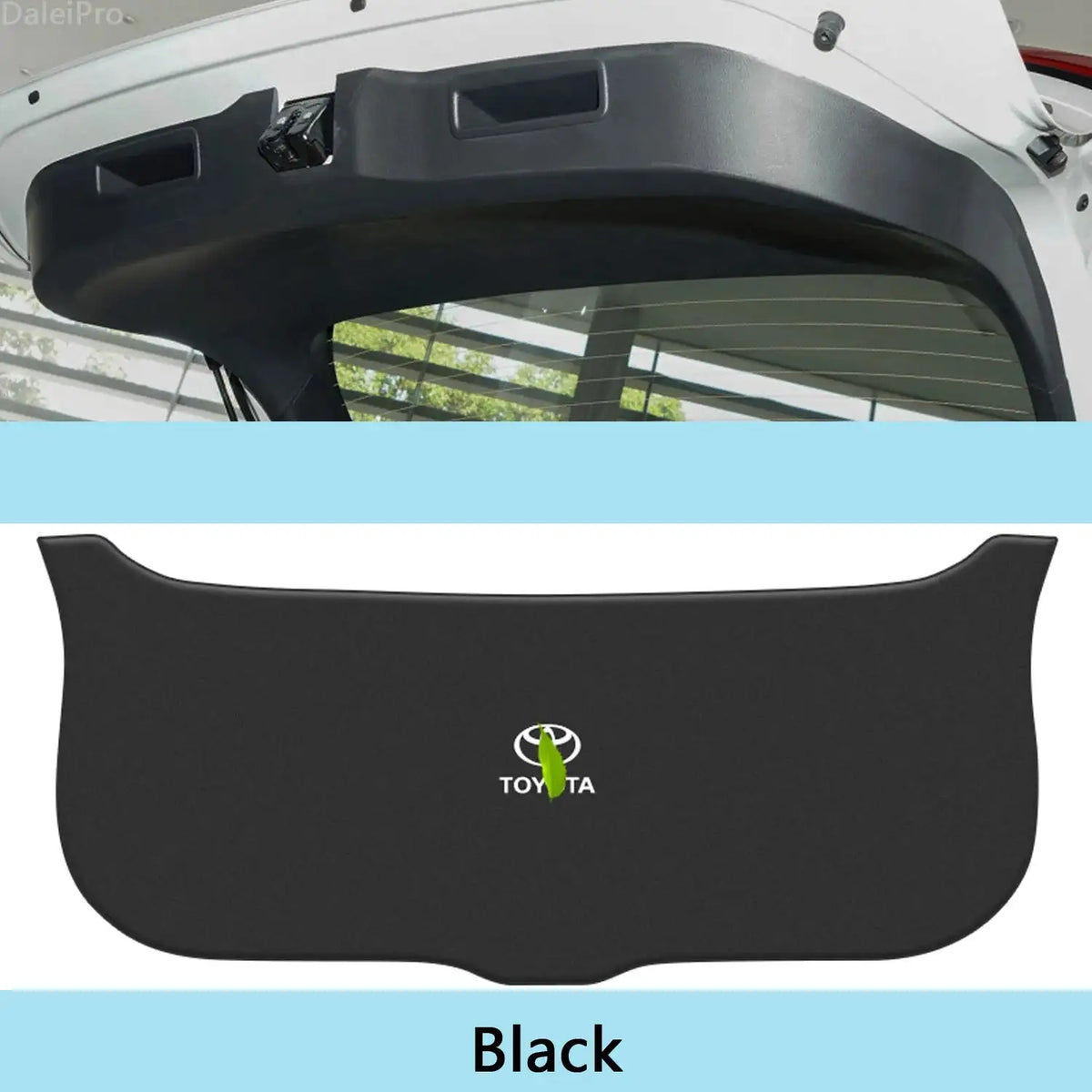 Leather Rear Trunk Anti Kick Mat For Toyota Venza 2022 2024 Black