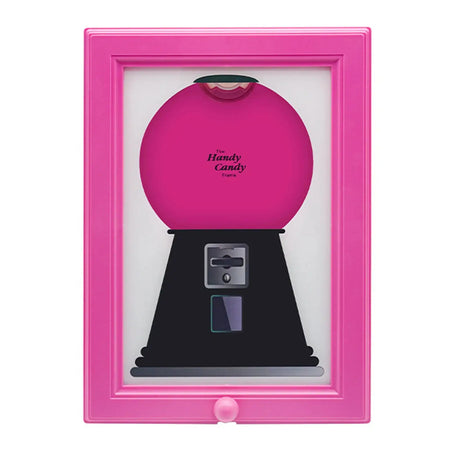 2 In 1 Candy Dispenser Picture Frame Wall Mounted Snack Rose Red