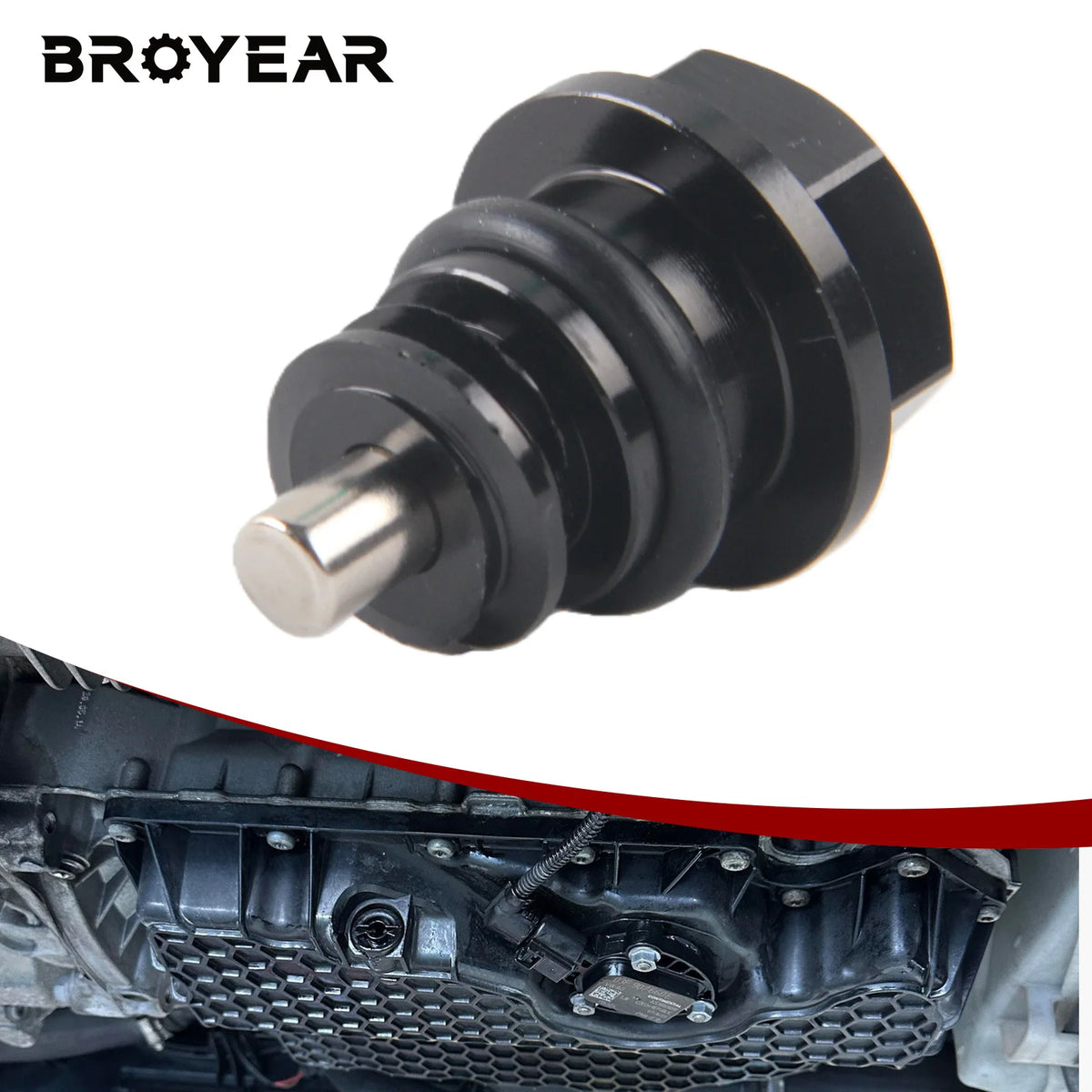 Oil Sump Pan Drain Plug Magnetic For VW Audi 1.8t 2.0t 06L103801H by InterCyprus Trading Ltd