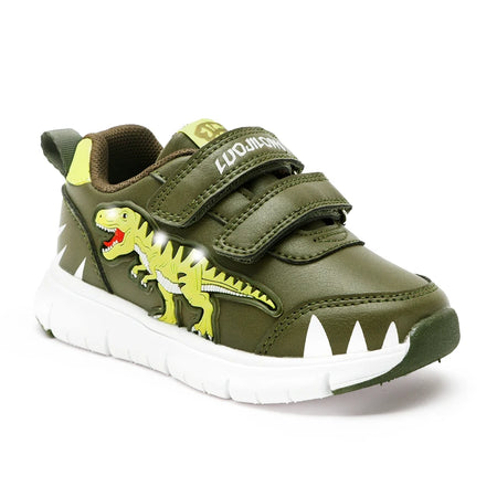 EXDINO LED T-REX Light Up Casual Sneakers for Kids
