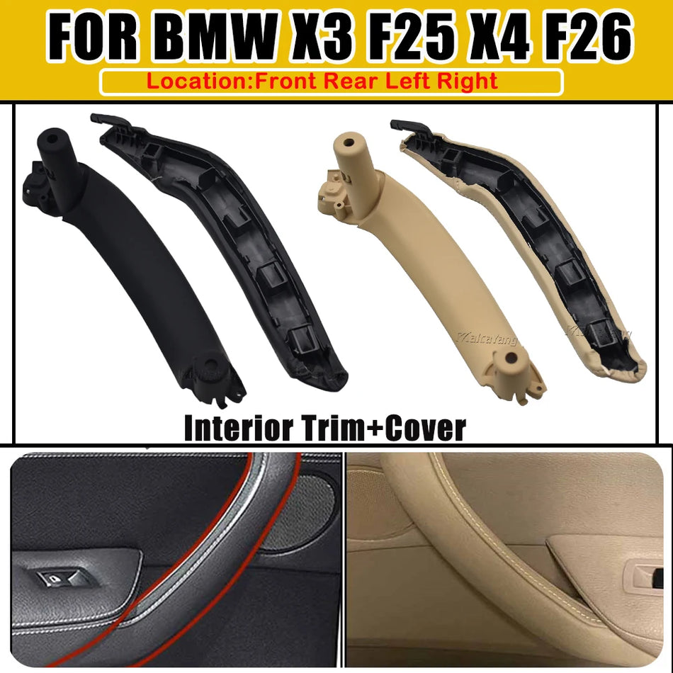 Recubrimiento del mango interior de la puerta del conductor para BMW X3 X4 F25 F26 2010-2016