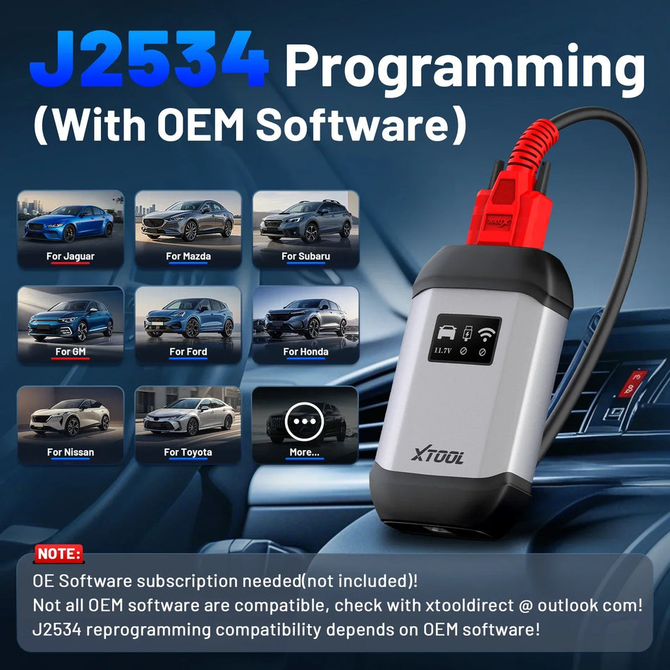 XTool D9 MAX Scanner de Diagnóstico de Todos os Sistemas com Programação de ECU J2534