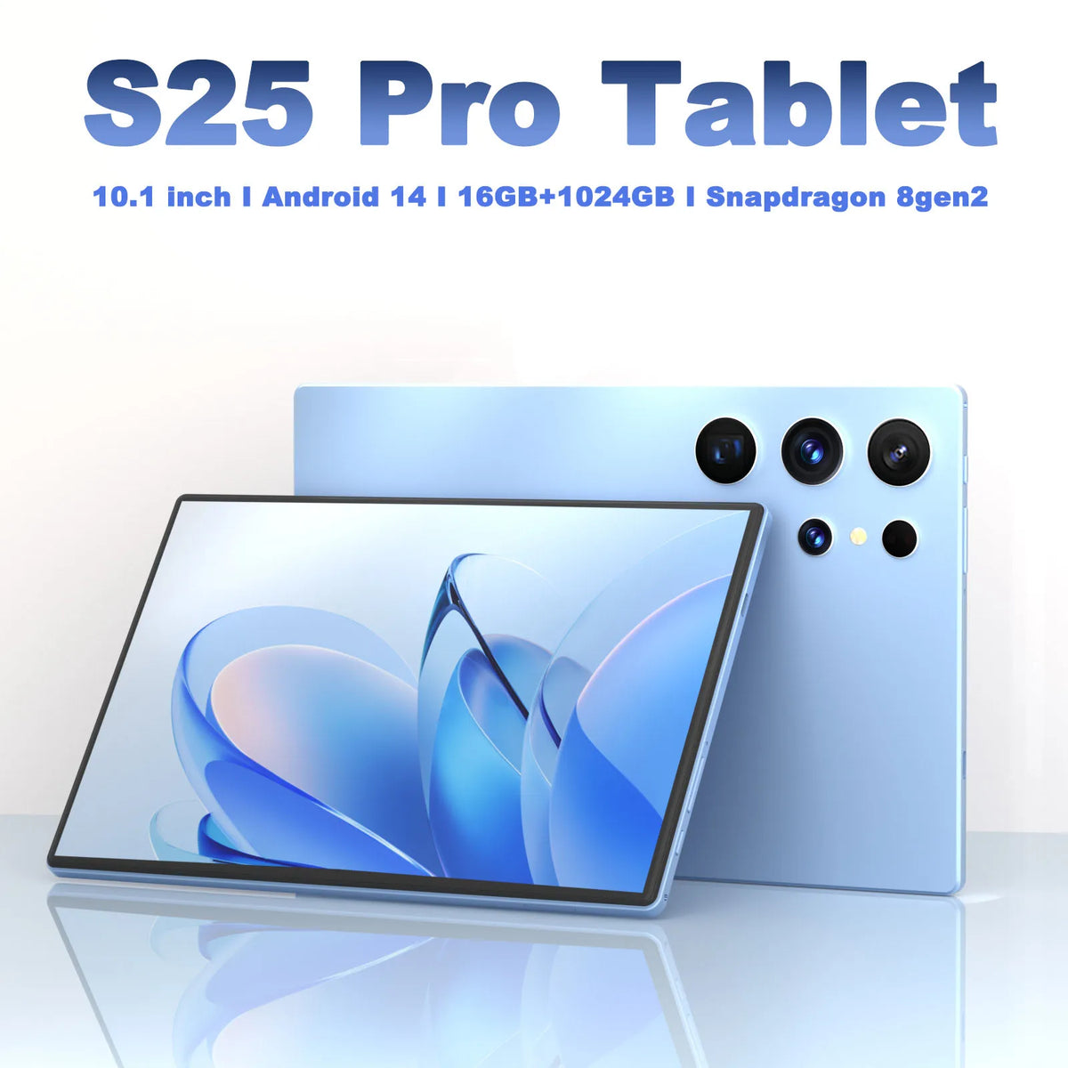 New S25 Pro Tablet 10.1 Inch &ndash; Snapdragon 8 Gen2 with 16GB RAM and 1024GB Storage