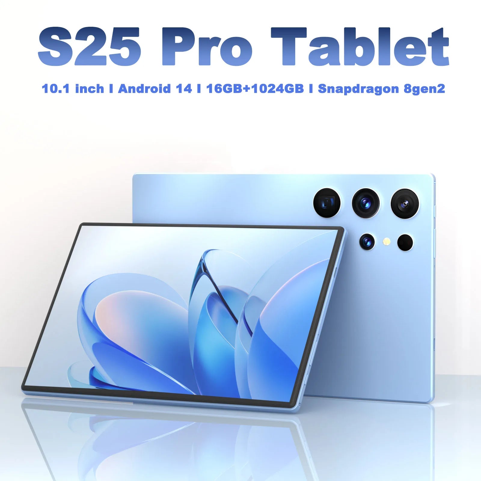New S25 Pro Tablet 10.1 Inch &ndash; Snapdragon 8 Gen2 with 16GB RAM and 1024GB Storage