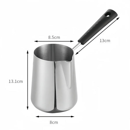 WUWANLI Coffee Milk Frothing Pitcher &ndash; Double-Sided Scale for Perfect Latte Art 1000ML