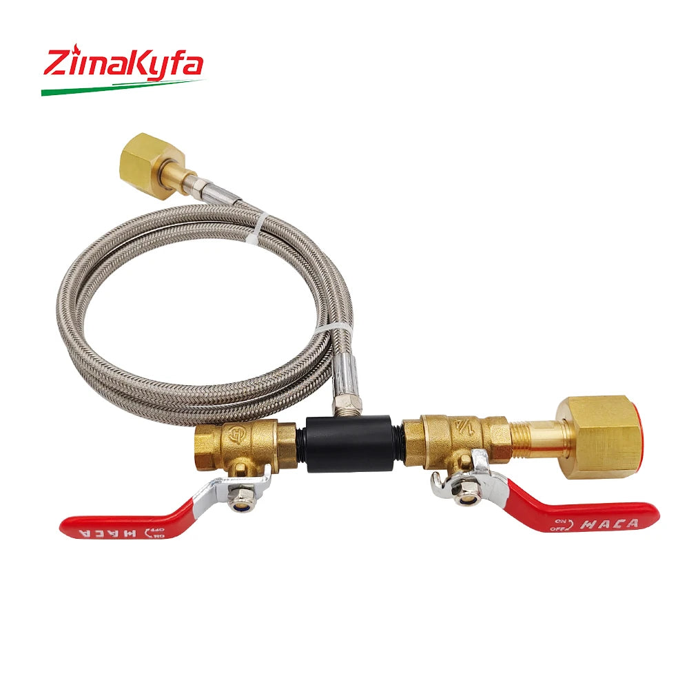 CO2 Cylinder Refill Adapter &ndash; Dual Valve CO2 Fill Station