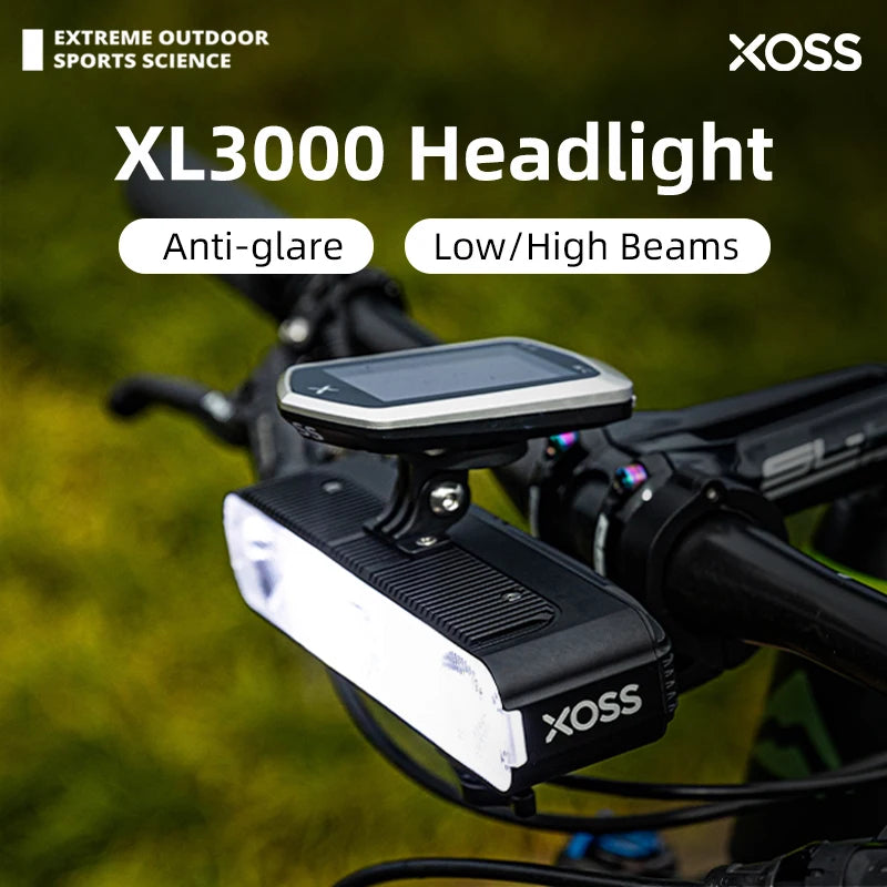 XOSS XL3000 3000Lm Waterproof Aluminium Alloy Bike Headlight