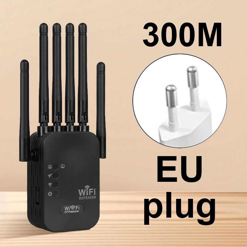 Magecam 2.4G/5GHz WiFi Extender &ndash; Fast 1200Mbps Signal 300Mbps EU Plug