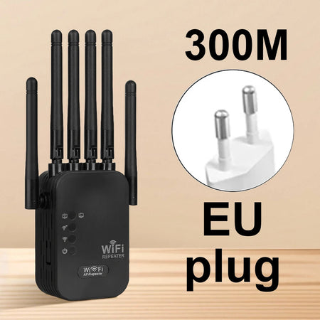 Magecam 2.4G/5GHz WiFi Extender &ndash; Fast 1200Mbps Signal 300Mbps EU Plug