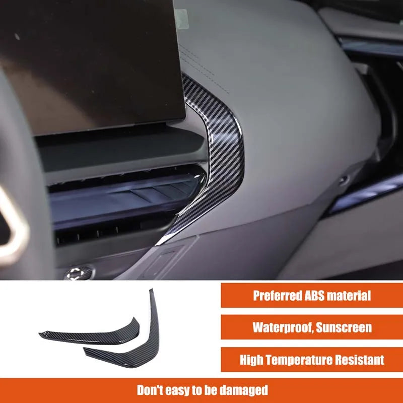 BMW X3 G45 2025 Ornamente din fibră de carbon pentru consola centrală interioară