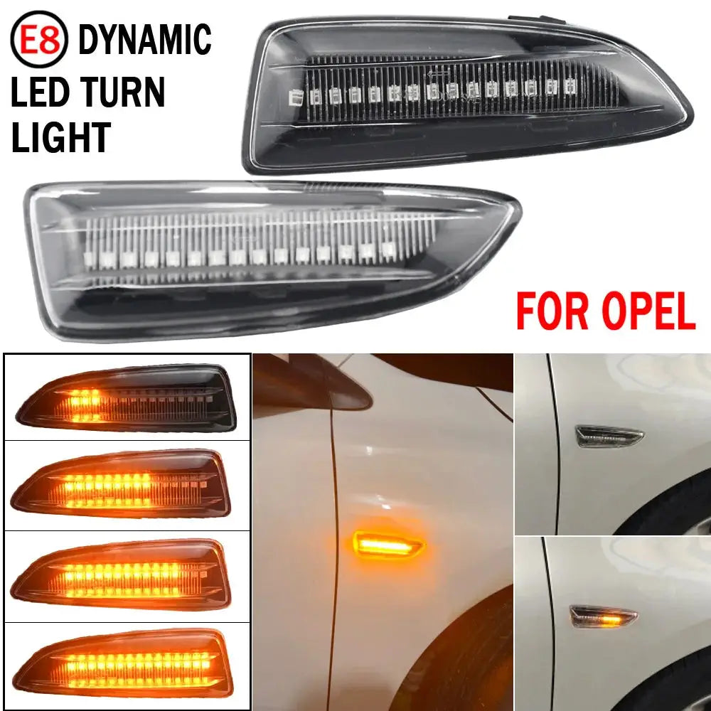 Sequential Blinker LED Side Marker Light For Opel Zafira Tourer Insignia Grandland Crossland Astra J K Indicator Repeater Lamp by InterCyprus Trading Ltd