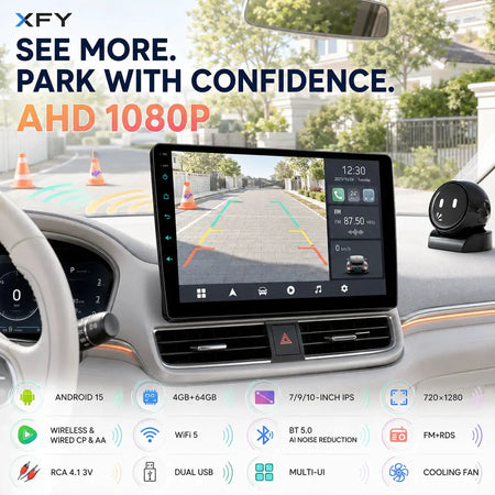 2 Din Android Car Radio 64GB Wireless CarPlay for VW Golf Passat Jetta by InterCyprus Trading Ltd