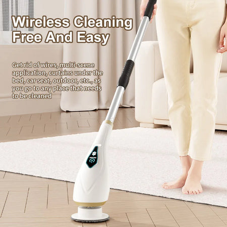 New 8-in-1 Electric Cleaning Brush - Wireless Telescopic