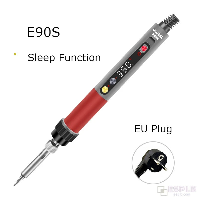 ESPLB Auto Sleep Soldering Iron E60S E90S E110S &ndash; Rapid Heat E90S EU Plug / CHINA
