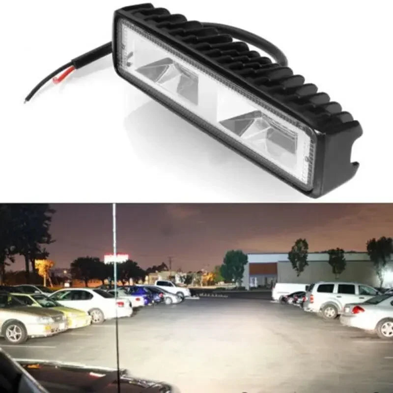 36W 12V-24V LED Work Light Spotlights - Pair for All Vehicles