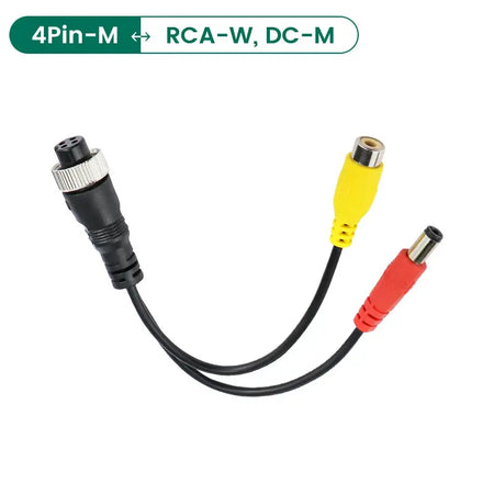 4 Pin Aviation To Rca Av Dc Male Female Video Power Adapter Cable by InterCyprus Trading Ltd