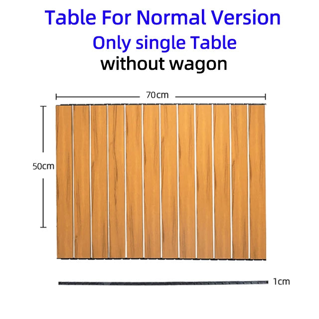 Collapsible Folding Utility Beach Cart Wagon - Heavy Duty Portable Garden &amp; Camping Trolley ZB-normal