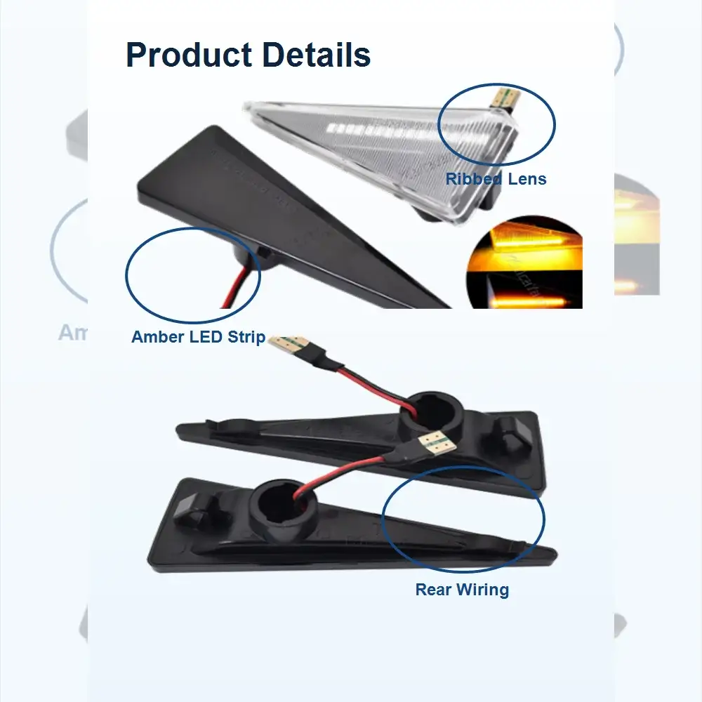 LED Dynamic Turn Signal Lights for Renault Megane MK2 CC Espace by InterCyprus Trading Ltd