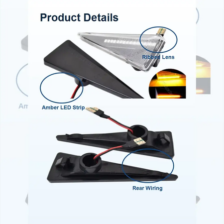 LED Dynamic Turn Signal Lights for Renault Megane MK2 CC Espace by InterCyprus Trading Ltd