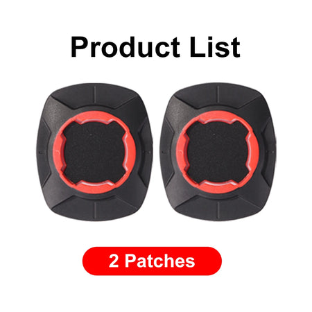 QUAD-LOCK Motorcycle Bike Phone Holder &ndash; 360 Degree Rotatable Navigation Support 2PCS Red Patch