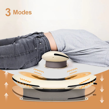 Electric Lumbar Traction Massager &ndash; Adjustable Vibration for Back Support