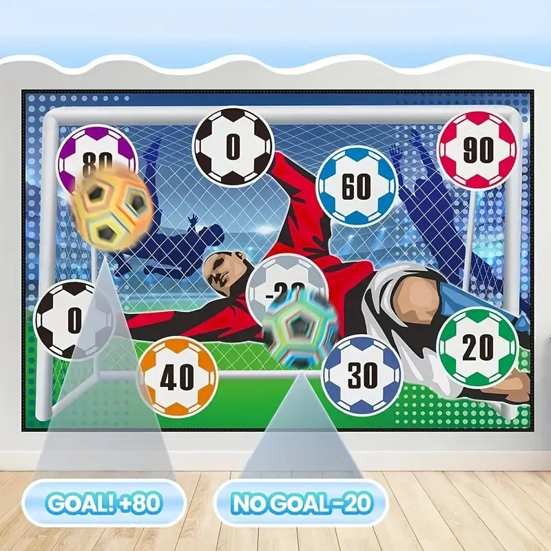 Indoor Outdoor Soccer Game Mat for Kids - Fun Multiplayer Training Ground