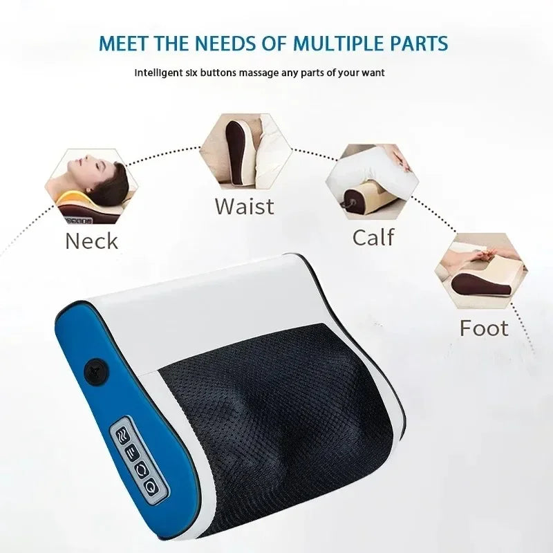 Multifunctional Neck Massager with Kneading, Hot Compress, Multi Speed