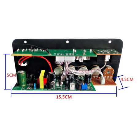 D50 Bluetooth Amplifier Board with USB, FM Radio, and Subwoofer Support