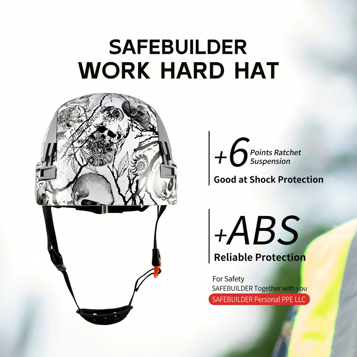 H1X Construction Safety Helmet - Adjustable Ventilation