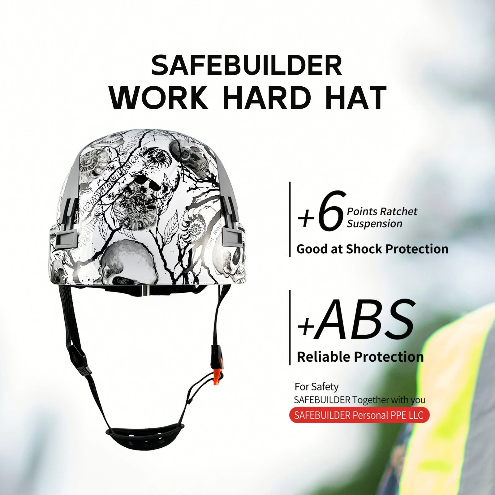 H1X Construction Safety Helmet - Adjustable Ventilation