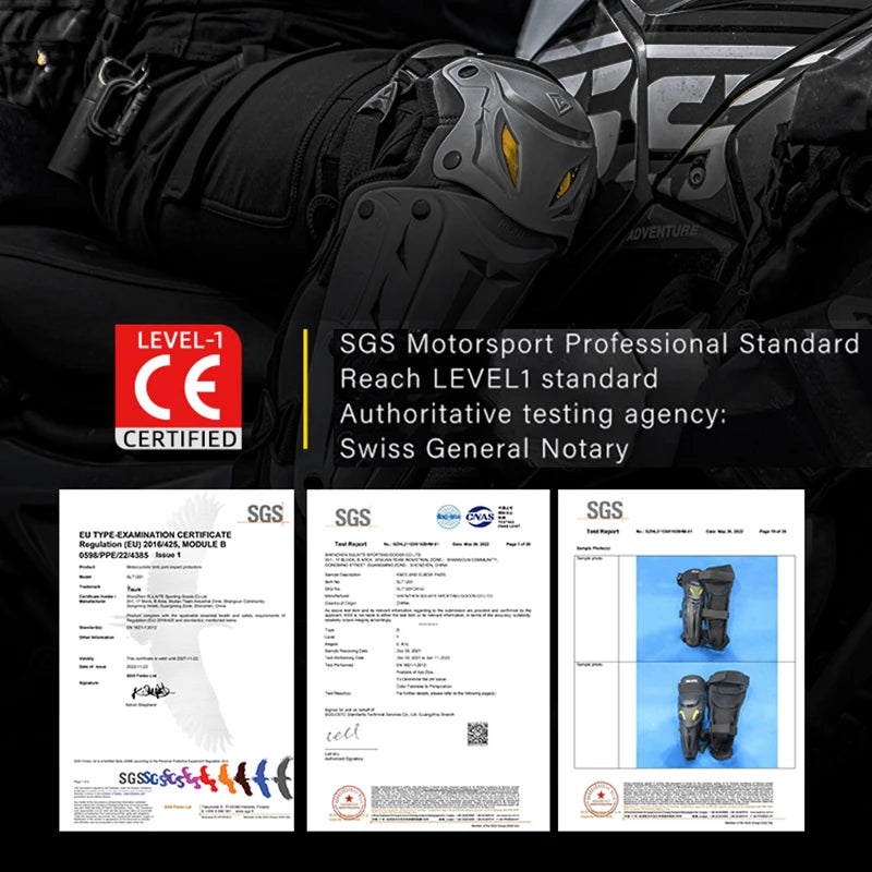 All-Weather Motocross Knee and Elbow Pads for Ultimate Riding Protection