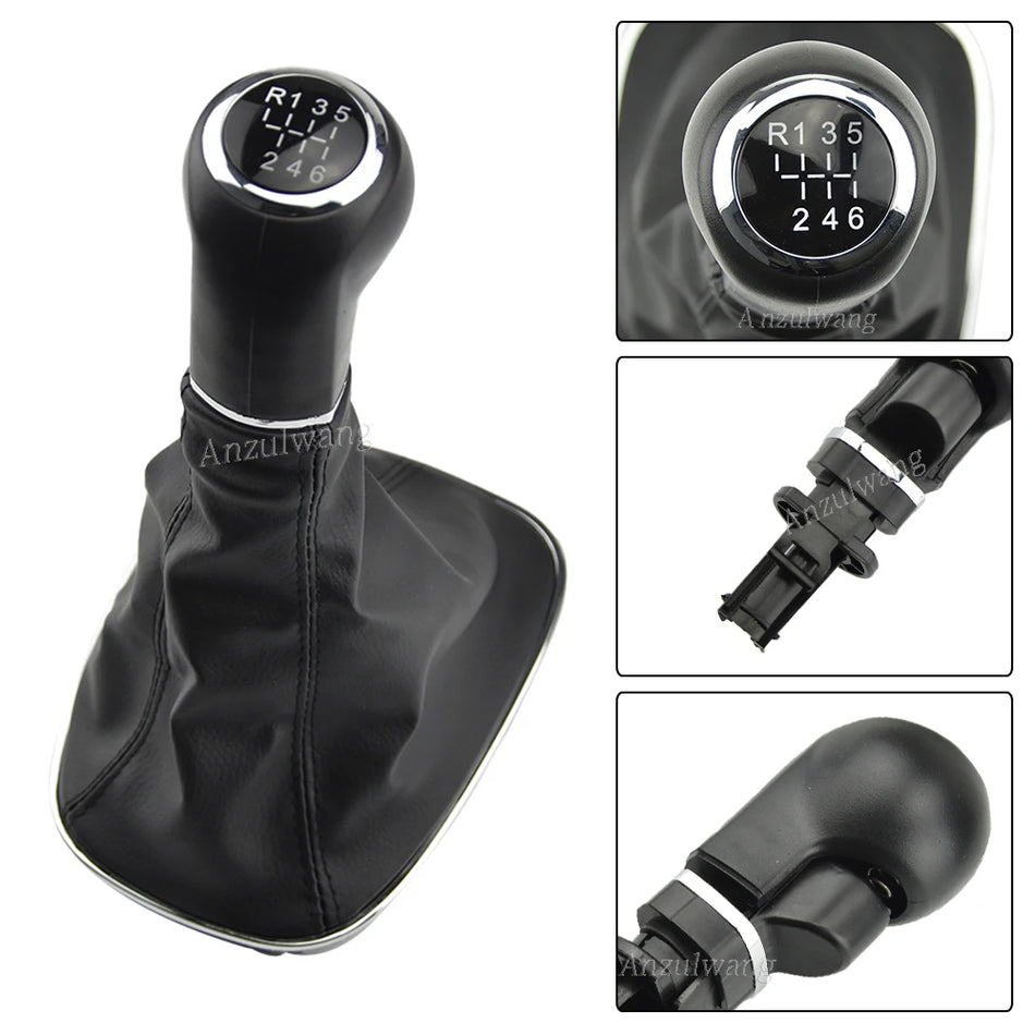 Manual Gear Shift Knob With Gaiter Boot For Opel Vauxhall Corsa D