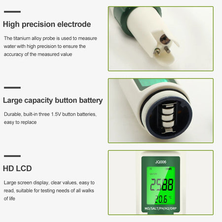 Digital PH Meter 10 In 1 &ndash; Multi Parameter Water Tester