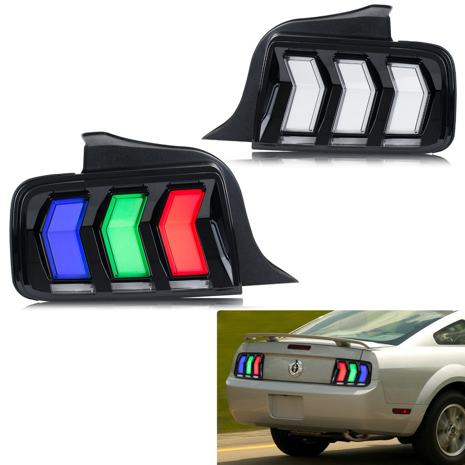 WD-0380A-C – Luzes Traseiras LED Sequenciais para Ford Mustang