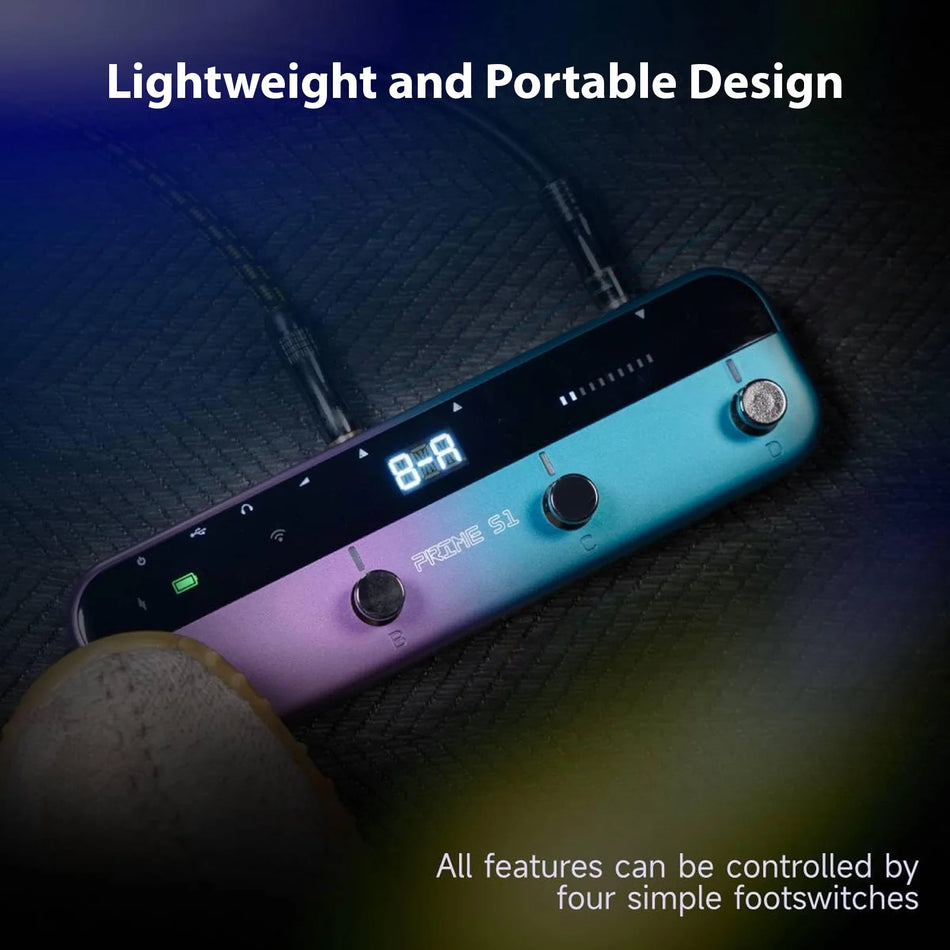 Mooer S1 Επεξεργαστής Εφέ Κιθάρας Πολυεφέ Πεντάλ