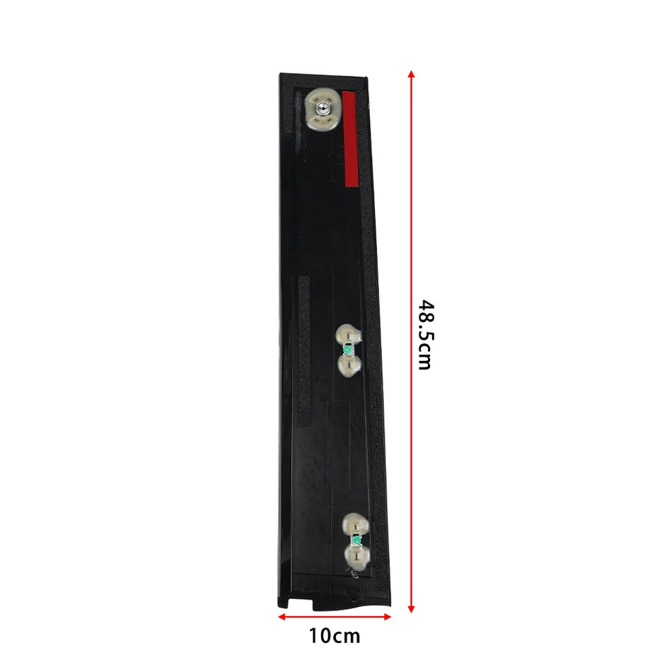 Moulure de garniture de pilier de porte Cadillac Escalade ESV, noire