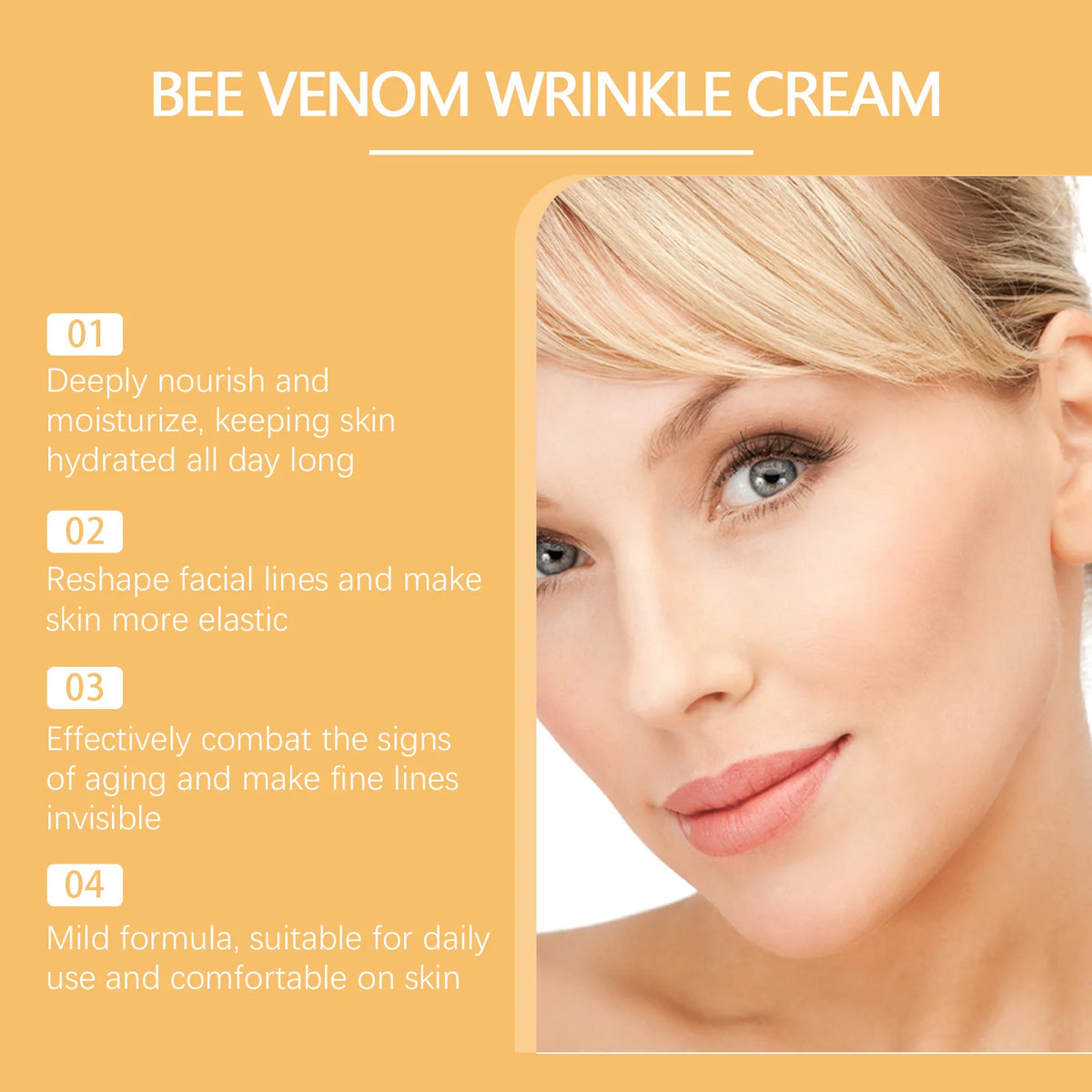 Bee Venom Face Cream &ndash; Intense Hydration and Rejuvenation