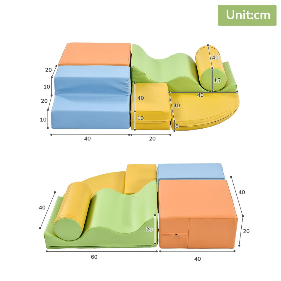 Jugacool Stora Skum Byggblock Flerfärgad Lekplats