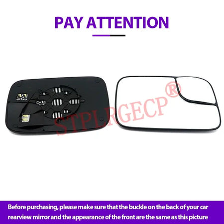 Driver or Passenger Rearview Side Mirror Lens Door Wing Mirrors Glass with Heating for Dodge RAM 1500 2500 3500 2005-2009 by InterCyprus Trading Ltd
