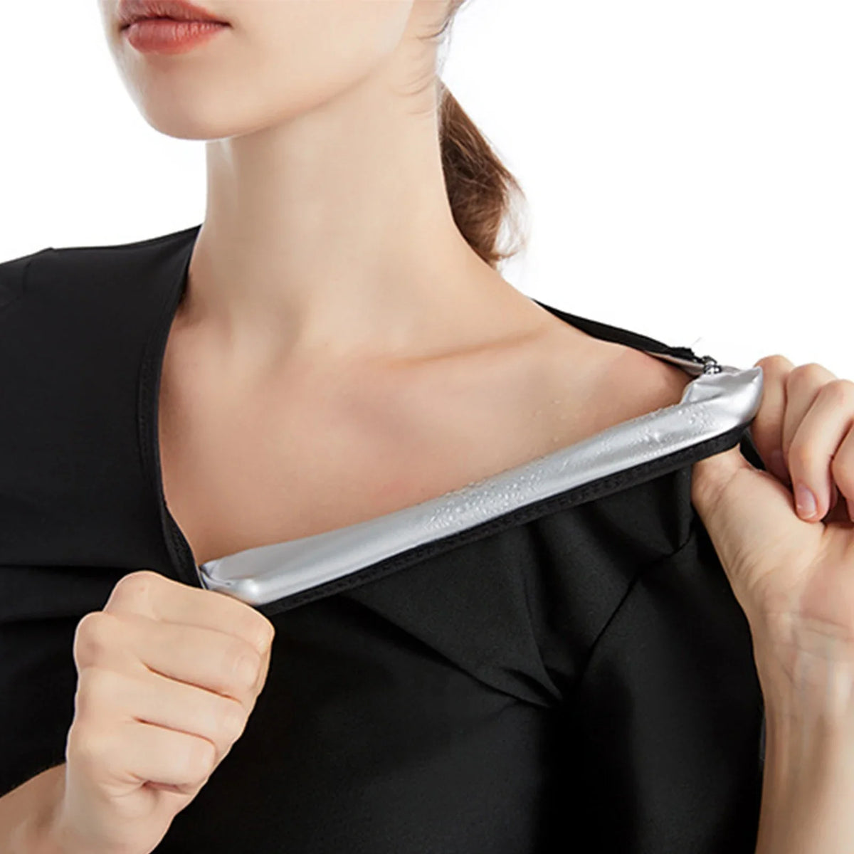 Womens Sauna Sweat Weight Loss Top - Moisture Wicking