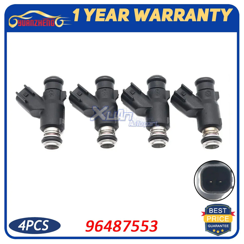 Комплект дюзи за гориво за Chevrolet Aveo Aveo5 1.6L двигател, 4 части, директно монтиране