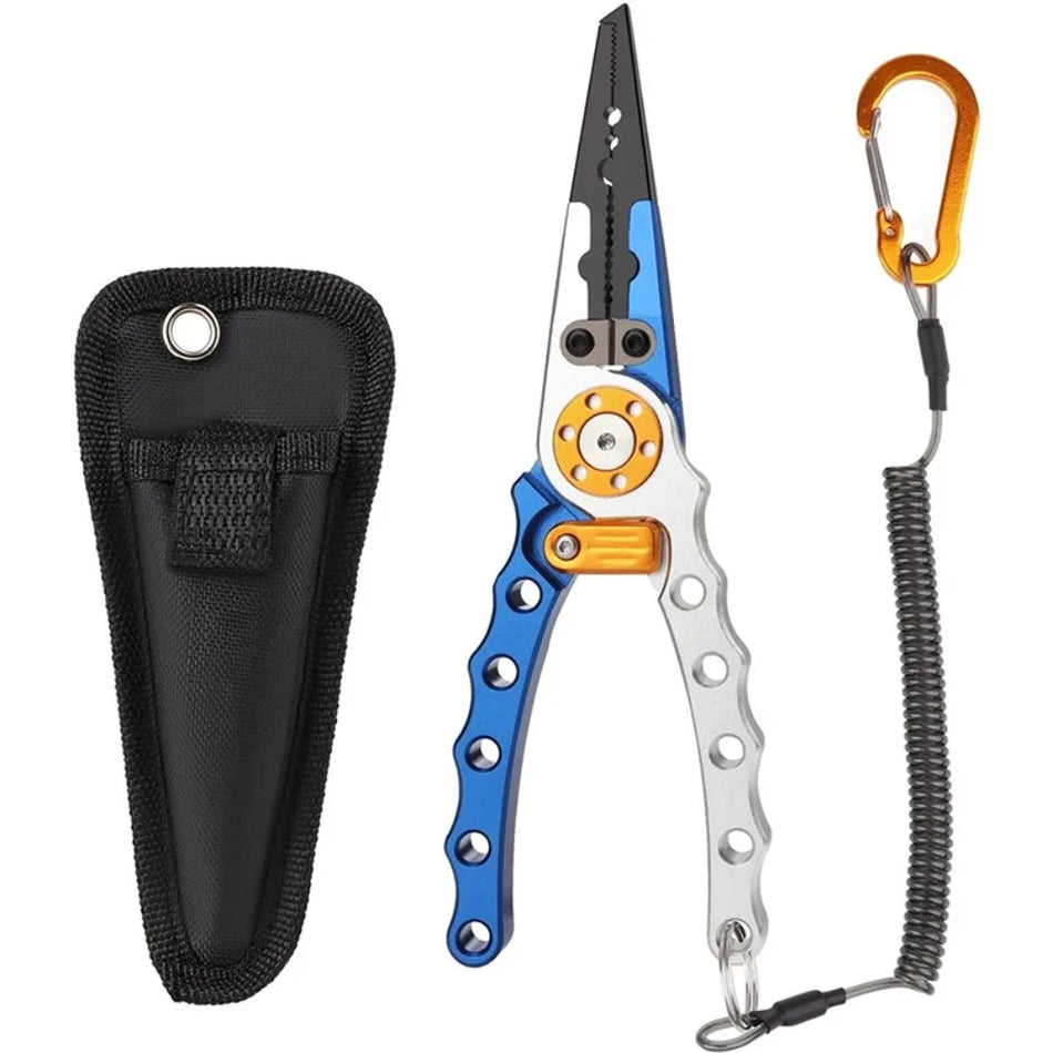 Alumiiniset Kalastuspihdit Monitoimityökaluna Kierretty Lanyard ja Koukun Poistaja