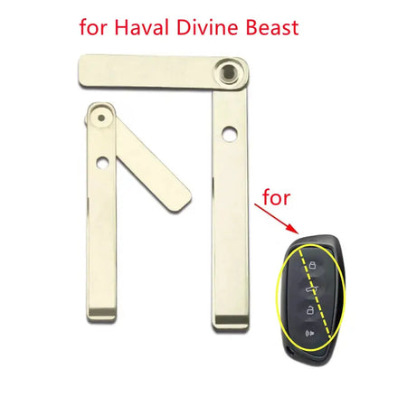 10pcs/lot Emergency Insert Smart Small Mechanical Key for Great Wall Haval Divine Beast Smart Card Key by InterCyprus Trading Ltd